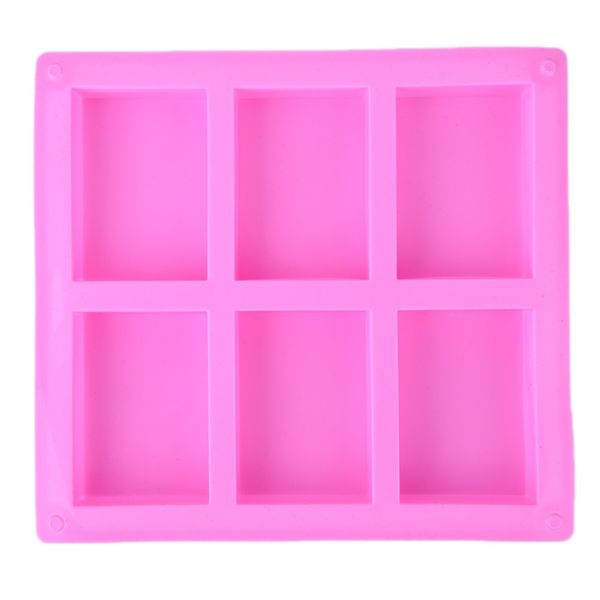 6 cavities handmade rectangle square silicone soap mold chocolate cookies mould cake decorating fondant molds 1 piece
6 cavities handmade rectangle square silicone soap mold chocolate cookies mould cake decorating fondant molds 1 piece