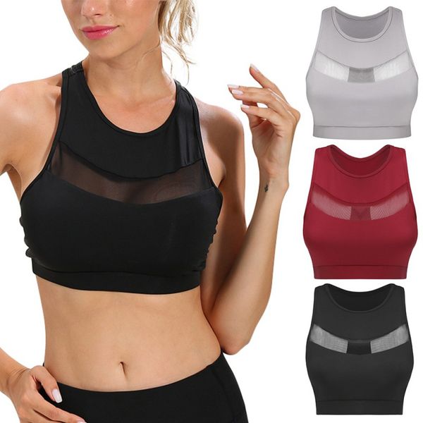 quick dry sports bra fitness underwear women seamless padded gym athletic running yoga sport bra brassiere mesh bralette croptop, White;black
quick dry sports bra fitness underwear women seamless padded gym athletic running yoga sport bra brassiere mesh bralette croptop, White;black
