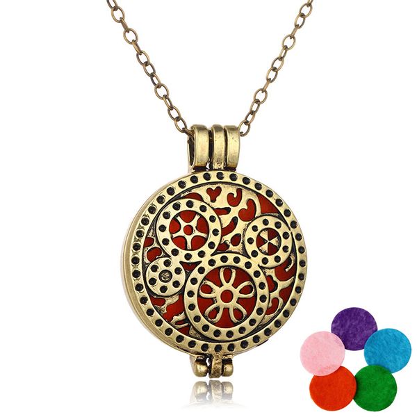 retro punk steam gear lockets aromatherapy essential oil 316l stainless steel perfume diffuser locket diy pendants necklace for pregnant, Silver
retro punk steam gear lockets aromatherapy essential oil 316l stainless steel perfume diffuser locket diy pendants necklace for pregnant, Silver