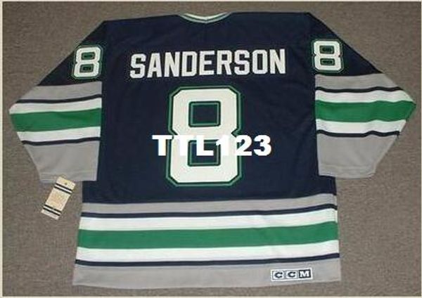 men #8 geoff sanderson hartford whalers 1993 ccm vintage hockey jersey or custom any name or number retro jersey, Black;red
men #8 geoff sanderson hartford whalers 1993 ccm vintage hockey jersey or custom any name or number retro jersey, Black;red