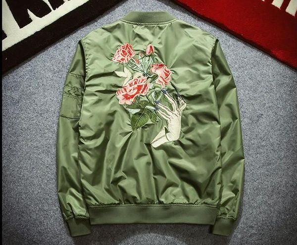 mens designer winter coat casual flower embroidery bomber jacket athletic high street windbreaker asian size ing, Black
mens designer winter coat casual flower embroidery bomber jacket athletic high street windbreaker asian size ing, Black
