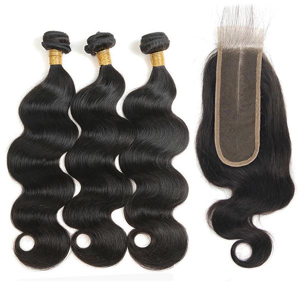 body wave human hair bundles with closure grade 8a brazilian virgin hair weave 3 bundles with 2x6 middle part lace closure new hairstyle, Black
body wave human hair bundles with closure grade 8a brazilian virgin hair weave 3 bundles with 2x6 middle part lace closure new hairstyle, Black
