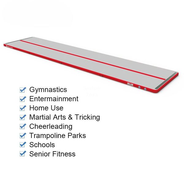 6x1x0.1m inflatable gymnastics mattress gym tumble airtrack floor tumbling air track with electric air pump for sale
6x1x0.1m inflatable gymnastics mattress gym tumble airtrack floor tumbling air track with electric air pump for sale