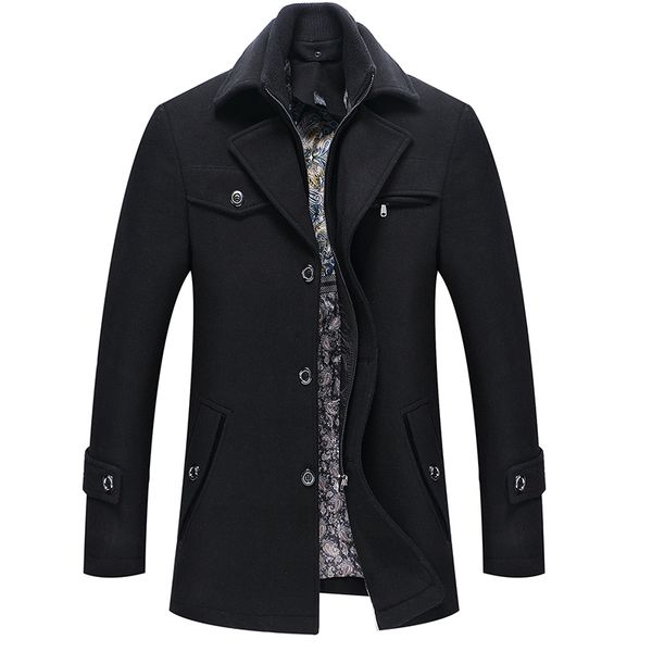autumn winter woolen casua trench coat fashion business thicken slim overcoat jacket male brand clothes regular, Black
autumn winter woolen casua trench coat fashion business thicken slim overcoat jacket male brand clothes regular, Black