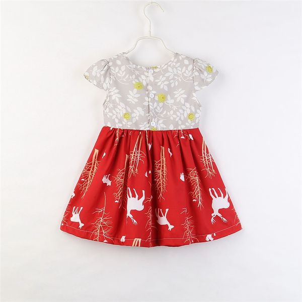 christmas childrens dresses baby girls clothing snow deer girl kids short sleeve dress fashion xmas boutique enfant dresses clothes, Red;yellow
christmas childrens dresses baby girls clothing snow deer girl kids short sleeve dress fashion xmas boutique enfant dresses clothes, Red;yellow
