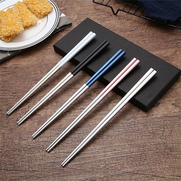 5 pairs chopsticks sets 304 stainless steel chopsticks set chopstick gift set wholesale black gift box
5 pairs chopsticks sets 304 stainless steel chopsticks set chopstick gift set wholesale black gift box