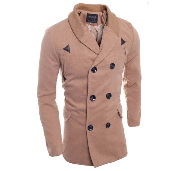 trench men the new men's knitted turtleneck coat with double row button turn-down collar in autumn winter 2018 fashion clothes, Tan;black
trench men the new men's knitted turtleneck coat with double row button turn-down collar in autumn winter 2018 fashion clothes, Tan;black