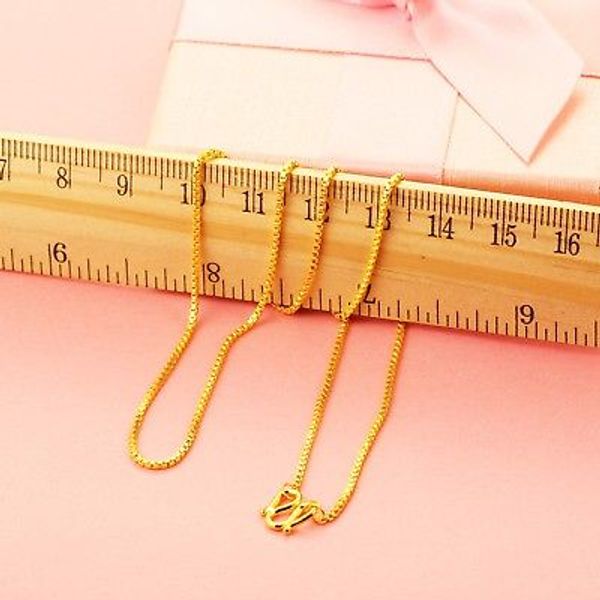 new arrival pure 999 24k yellow gold chain women box link necklace 5.5-6g, Silver
new arrival pure 999 24k yellow gold chain women box link necklace 5.5-6g, Silver