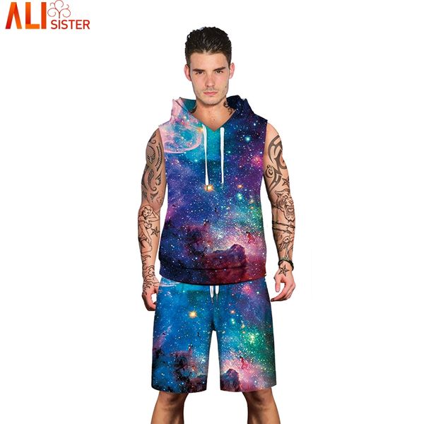 fashion summer galaxy space tank shorts hoodies with beach shorts 2 pieces set homme cool suits brand clothing 3d printing, Gray
fashion summer galaxy space tank shorts hoodies with beach shorts 2 pieces set homme cool suits brand clothing 3d printing, Gray
