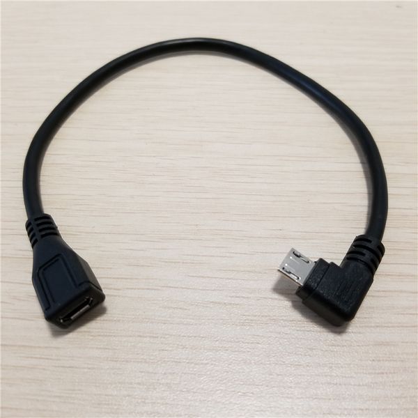 90 degree right angle 5pin micro usb male to female extension data sync power charge cable 25cm
90 degree right angle 5pin micro usb male to female extension data sync power charge cable 25cm