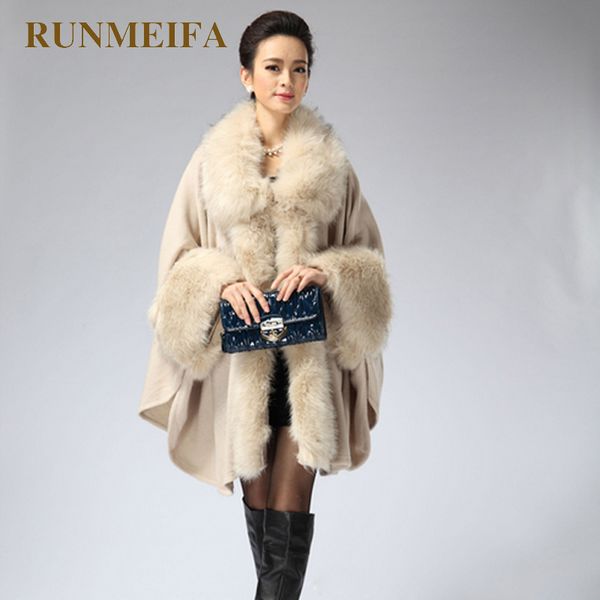2018 autumn winter new women's long knitted cardigan sweater fashion fake fox fur cashmere shawl cape coat poncho women, White;black
2018 autumn winter new women's long knitted cardigan sweater fashion fake fox fur cashmere shawl cape coat poncho women, White;black