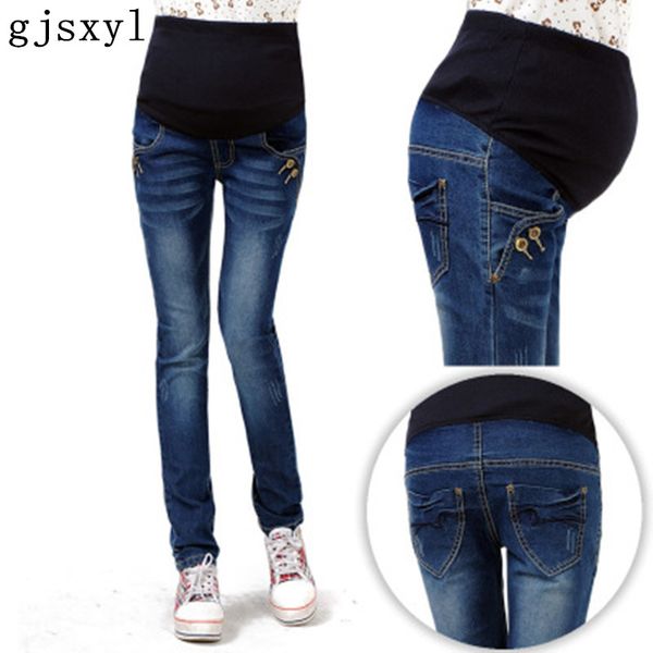 gjsxyl 2018 new comfortable pregnant women jeans pregnant women spring and autumn jeans clothing nurses, White
gjsxyl 2018 new comfortable pregnant women jeans pregnant women spring and autumn jeans clothing nurses, White