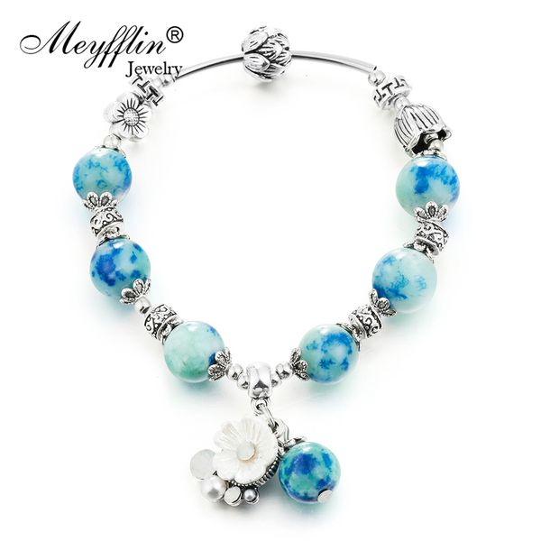 meyfflin fashion beads charm bracelets & bangles for women silver color flower opal stone shell flower bracelet elastic jewelry, Black
meyfflin fashion beads charm bracelets & bangles for women silver color flower opal stone shell flower bracelet elastic jewelry, Black