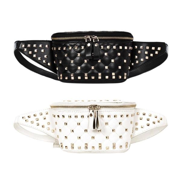 street women girls rivet waist packs chest bags ladies fanny belt shoulder crossbody handbags teen pu leather travel pouch totes
street women girls rivet waist packs chest bags ladies fanny belt shoulder crossbody handbags teen pu leather travel pouch totes