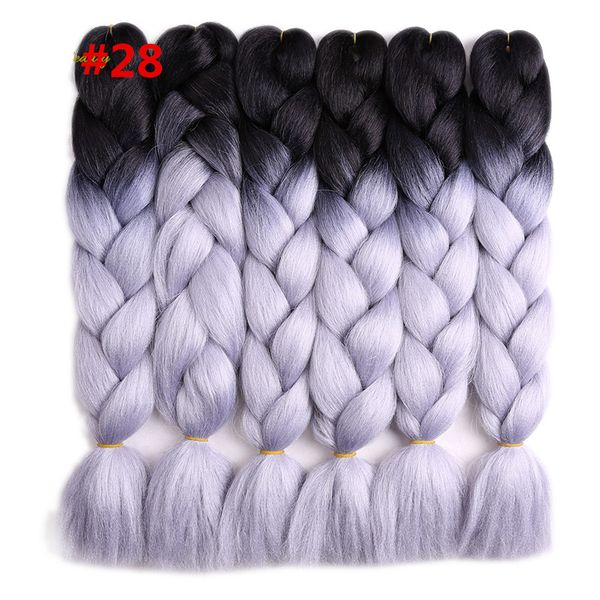 24inch 100g 2t 3t 4t ombre kanekalon jumbo synthetic braiding hair crochet blonde hair extensions braids hairstyles, Black
24inch 100g 2t 3t 4t ombre kanekalon jumbo synthetic braiding hair crochet blonde hair extensions braids hairstyles, Black
