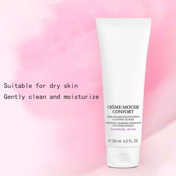 

creme mousse confort mousse douceur cleanser cleansing cremay foam withrose extract 125ml 2019 by dhl shipping