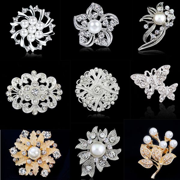2021 new fashion women wedding brooches imitation pearl rhinestone heart flowers bowkont bride brooches for banquet party, Gray
2021 new fashion women wedding brooches imitation pearl rhinestone heart flowers bowkont bride brooches for banquet party, Gray