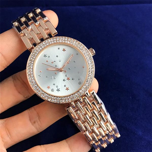 2018 New style Small Stars design pattern Clock dial Elegant High Quality Luxury Watches Woman Quartz Watches Wholesale Free Shipping
2018 New style Small Stars design pattern Clock dial Elegant High Quality Luxury Watches Woman Quartz Watches Wholesale Free Shipping