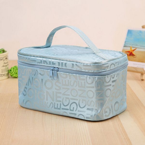 women portable letter printing travel cosmetic bag makeup case pouch toiletry tote storage bag wash organizer
women portable letter printing travel cosmetic bag makeup case pouch toiletry tote storage bag wash organizer