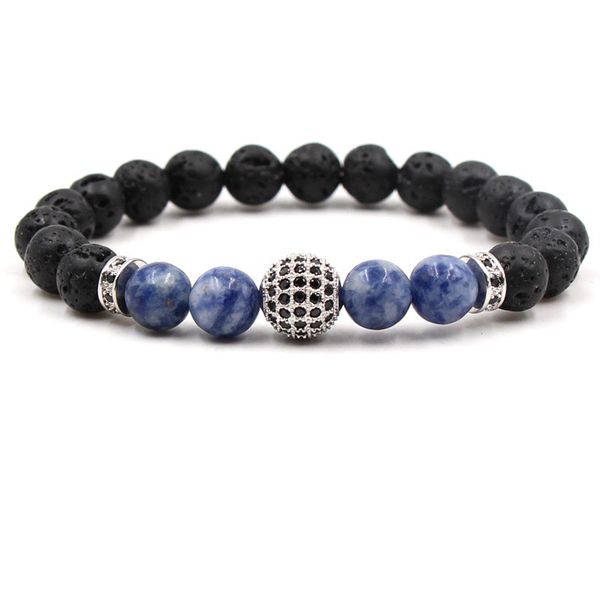 new fashion 10mm black zircon beads bracelets lava rock frosted bracelets elastic bangles for gift
new fashion 10mm black zircon beads bracelets lava rock frosted bracelets elastic bangles for gift