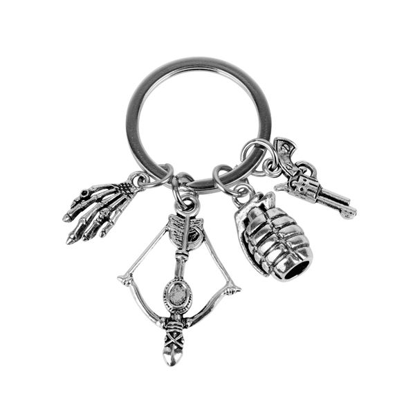 dongsheng the keychain daryl crossbow key chain keep calm and kill zombies keyrings movie jewelry, Silver
dongsheng the keychain daryl crossbow key chain keep calm and kill zombies keyrings movie jewelry, Silver
