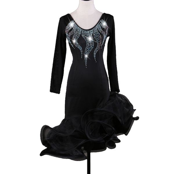 latin dance dress women girls latin salsa dance competition dresses tassel d0338 black backless long sleeve irregular sheer hem rhinestones, Black;red
latin dance dress women girls latin salsa dance competition dresses tassel d0338 black backless long sleeve irregular sheer hem rhinestones, Black;red