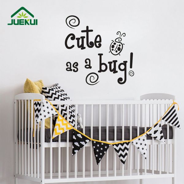 cute as a bug inspirational motivational sports wall stickers for nursery kids room playroom art decorate murals k559
cute as a bug inspirational motivational sports wall stickers for nursery kids room playroom art decorate murals k559