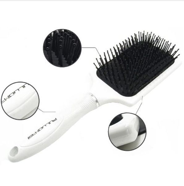 natural rubber needle plate magic hair comb brush antistatic detangling massage hairbrush hairdressing styling tool, Silver
natural rubber needle plate magic hair comb brush antistatic detangling massage hairbrush hairdressing styling tool, Silver