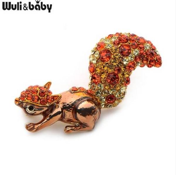 wuli&baby alloy orange rhinestone squirrel brooches women men's crystal beautiful animal banquet weddings party brooch, Gray
wuli&baby alloy orange rhinestone squirrel brooches women men's crystal beautiful animal banquet weddings party brooch, Gray