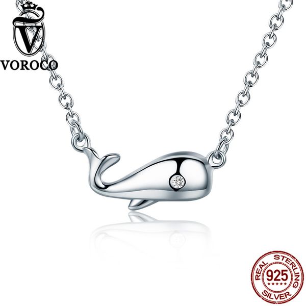 voroco 2018 925 sterling silver ocean series cute whale pendant chain link necklace for women wedding fine jewelry vsn027
voroco 2018 925 sterling silver ocean series cute whale pendant chain link necklace for women wedding fine jewelry vsn027