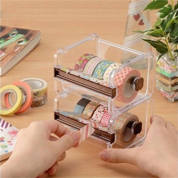 stationery masking tape cutter washi tape storage organizer cutter office dispenser office supplies 
stationery masking tape cutter washi tape storage organizer cutter office dispenser office supplies