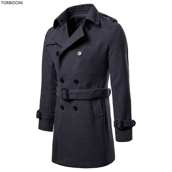 new trench coat winter wool coat men leisure long sections woolen jacket pure color casual fashion jackets casual men overcoat, Black
new trench coat winter wool coat men leisure long sections woolen jacket pure color casual fashion jackets casual men overcoat, Black