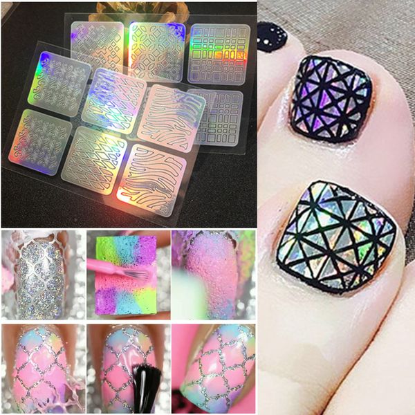 2018 sale 24pcs mixed styles nail adhesive sticker ab colorful 3d diy transparent hollow manicure art, Black
2018 sale 24pcs mixed styles nail adhesive sticker ab colorful 3d diy transparent hollow manicure art, Black