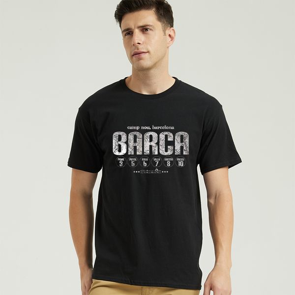 Barca ФК Барселона графический Tee повседневная мужская футболка пике Пуйоль Хави ви
Barca ФК Барселона графический Tee повседневная мужская футболка пике Пуйоль Хави ви