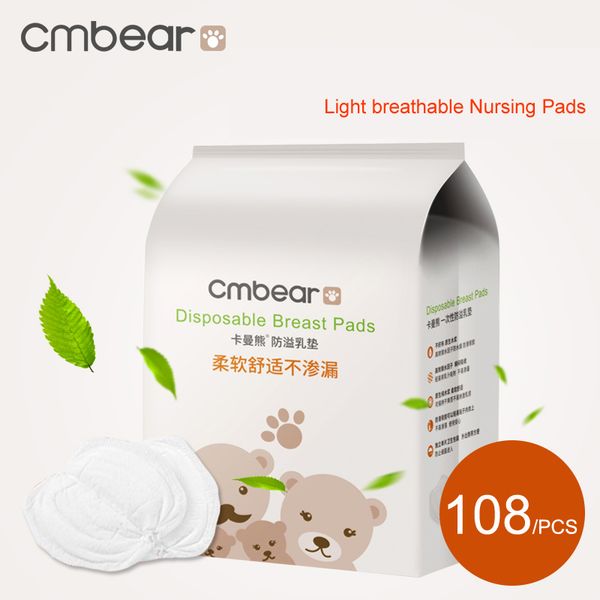 new 2017 cmbear 108/pcs 100% cotton soft breathable super absorbency disposable breast pads breast feeding nursing pad zrd-0600, White
new 2017 cmbear 108/pcs 100% cotton soft breathable super absorbency disposable breast pads breast feeding nursing pad zrd-0600, White