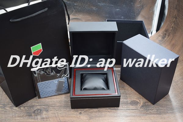 Hight quality luxury brand tagbox black leather watch box whole ale men women watche original box with certificate card gift paper bag
Hight quality luxury brand tagbox black leather watch box whole ale men women watche original box with certificate card gift paper bag