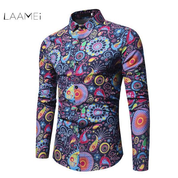 laamei fashion trend flower shirt men 2018 spring floral print shirts brand clothes casual business hawaiian long sleeve shirts, White;black
laamei fashion trend flower shirt men 2018 spring floral print shirts brand clothes casual business hawaiian long sleeve shirts, White;black