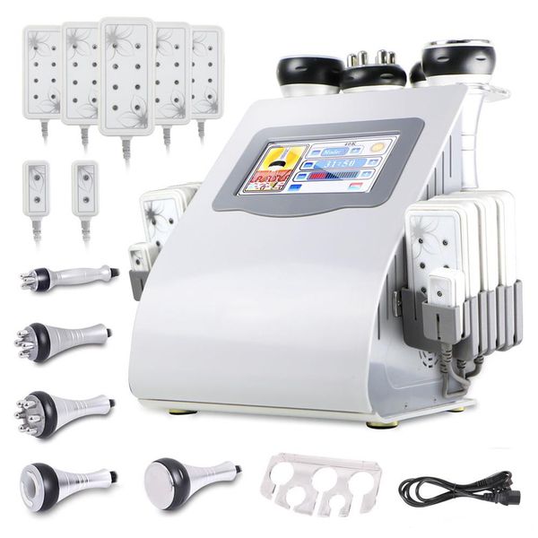 new 6 in 1 ultrasonic cavitation vacuum radio frequency lipo laser machine for spa sale
new 6 in 1 ultrasonic cavitation vacuum radio frequency lipo laser machine for spa sale