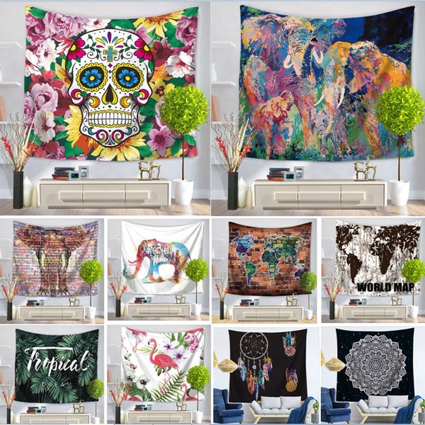 178 Colors Map Flamingo Mandala Buddha Horus Sugar Skull Polyester Tapestry Fresco Yoga Beach Blanket Towel Home Decoration
178 Colors Map Flamingo Mandala Buddha Horus Sugar Skull Polyester Tapestry Fresco Yoga Beach Blanket Towel Home Decoration