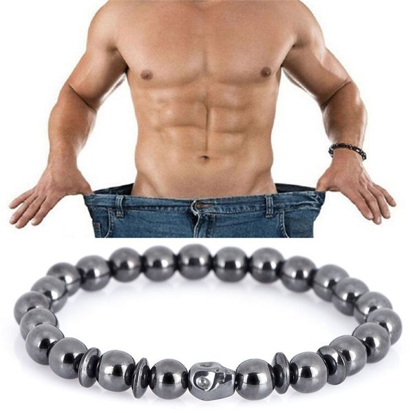 weight loss skull black stone magnetic therapy bracelet health care biomagnetism magnet reduce weight hand ornament men women, Golden;silver
weight loss skull black stone magnetic therapy bracelet health care biomagnetism magnet reduce weight hand ornament men women, Golden;silver