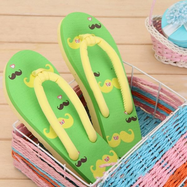 super cute cartoon beard flip-flops flat bathroom sandals korean slippers, Black;grey
super cute cartoon beard flip-flops flat bathroom sandals korean slippers, Black;grey