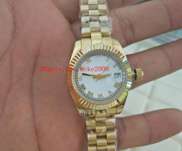 luxury wrist watch datejust 278278 279178 26mm 31mm 18k gold & steel roman dial mechanical automatic ladies women's watches, Slivery;brown
luxury wrist watch datejust 278278 279178 26mm 31mm 18k gold & steel roman dial mechanical automatic ladies women's watches, Slivery;brown