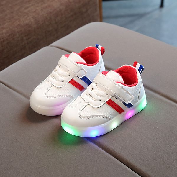 2018 led lights up baby casual shoes fashion boys and girls sports shoes soft newborn first walk toddler glowing sneakers, Black
2018 led lights up baby casual shoes fashion boys and girls sports shoes soft newborn first walk toddler glowing sneakers, Black