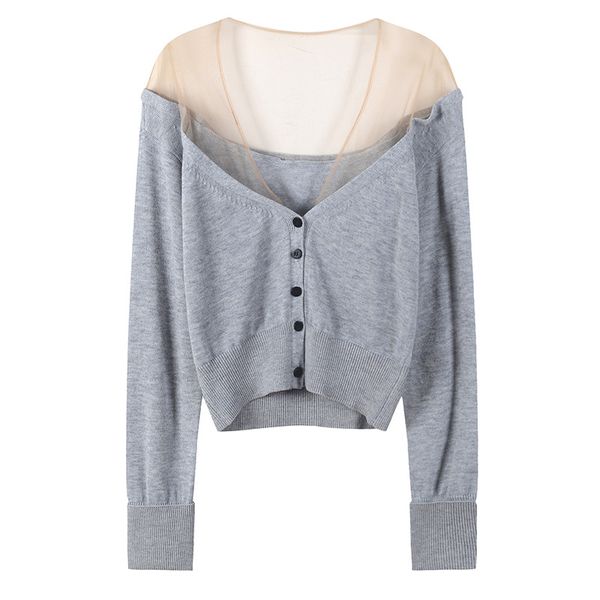 gruiiceen patchwork mesh v runway sweaters women short womens cardigans and jackets sweaters 2018 winter single breasted, White;black
gruiiceen patchwork mesh v runway sweaters women short womens cardigans and jackets sweaters 2018 winter single breasted, White;black