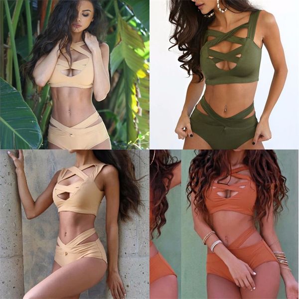 woman swimsuit swimwear lady clothes bikini femme hollow out bandage summer two piece suits pure color 15dy v
woman swimsuit swimwear lady clothes bikini femme hollow out bandage summer two piece suits pure color 15dy v