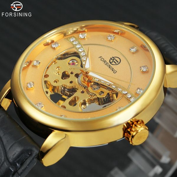 forsining royal golden skeleton men's mechanical watches leather strap crystal decoration dial auto wristwatch, Slivery;brown
forsining royal golden skeleton men's mechanical watches leather strap crystal decoration dial auto wristwatch, Slivery;brown