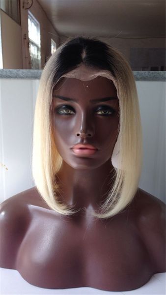 10-16 inch short bob cut light ombre blonde 613 lace front wig human hair for black white womem, Black;brown
10-16 inch short bob cut light ombre blonde 613 lace front wig human hair for black white womem, Black;brown