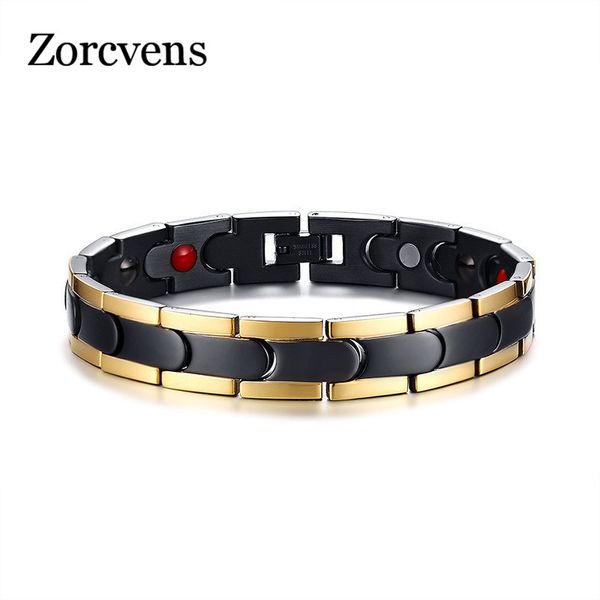 zorcvens 2018 drop-shipping black men's health bracelets & bangles magnetic 316l stainless steel charm bracelet jewelry for man, Golden;silver
zorcvens 2018 drop-shipping black men's health bracelets & bangles magnetic 316l stainless steel charm bracelet jewelry for man, Golden;silver