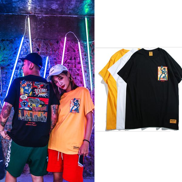 mens anime style t shirts short sleeves cartoon robot picture printed rap clothes crew neck mens tees fashiont shirts three colors, White;black
mens anime style t shirts short sleeves cartoon robot picture printed rap clothes crew neck mens tees fashiont shirts three colors, White;black