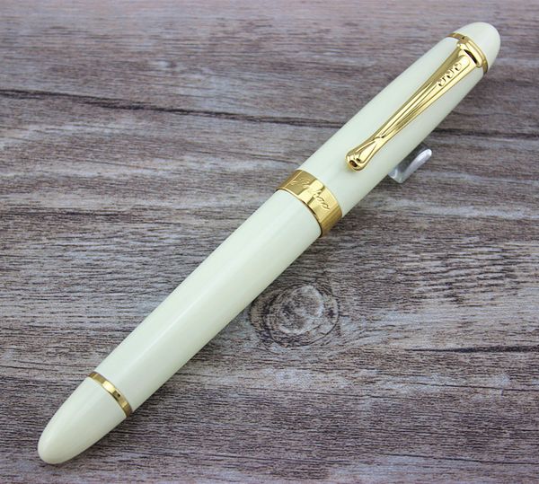 1 pcs new quality professional roller ball pen white medium nib gold trim x450 study office pens stationery supplies gifts, Blue;orange
1 pcs new quality professional roller ball pen white medium nib gold trim x450 study office pens stationery supplies gifts, Blue;orange